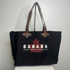 Disney Parks Epcot World Showcase Canada Shoulder Tote Bag with Zip Closure NWT